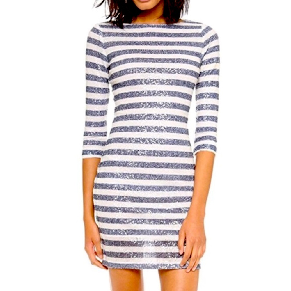 Alice and Olivia sequined NYE dress EUC